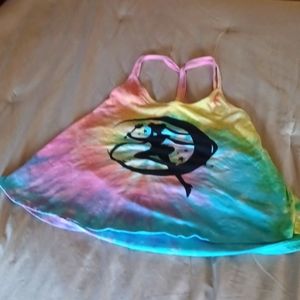 Sailor Moon tiedye tank top, size small